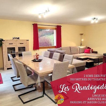 Les Randogodilleurs Avec Jacuzzi A 2Kms Des Pistes Et 350M Du Theatre Du Peuple ! Vila Bussang Exterior foto